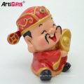 Promotional items for kids cartoon figurine casting resin doll